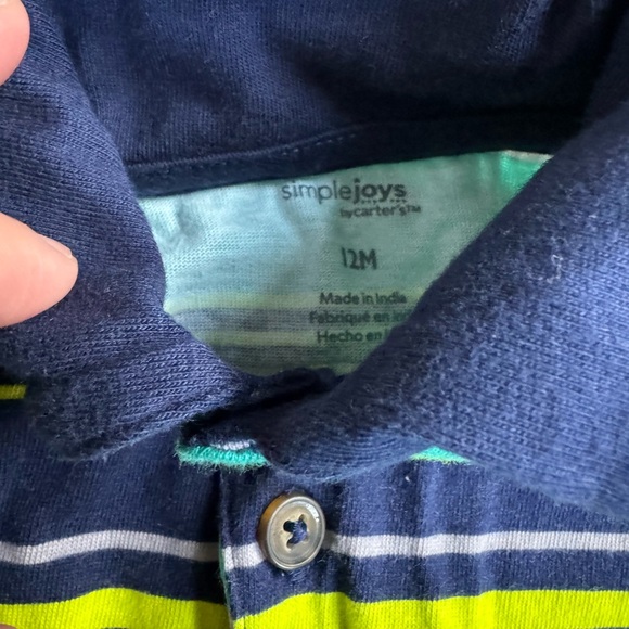 Like New Carter’s 2 pack Romper Set -Size 12 months - Picture 2 of 2